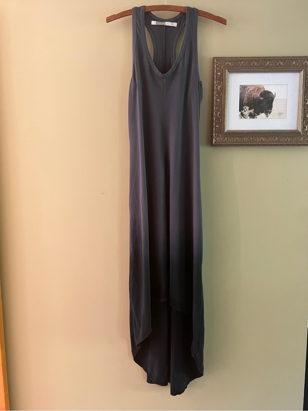 Athleta Dip Dye Middy Racerback Dress in Flint Grey - Picture 4 of 13